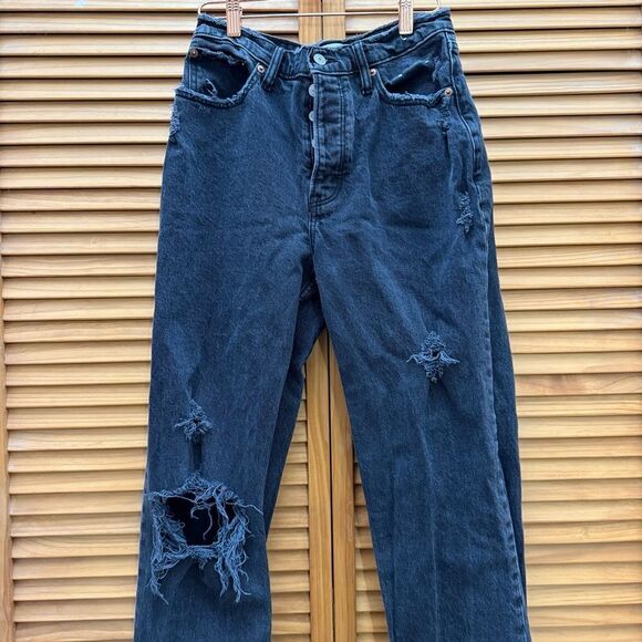 Abercrombie & Fitch Dad High Rise Jeans size 4 - Picture 3 of 6
